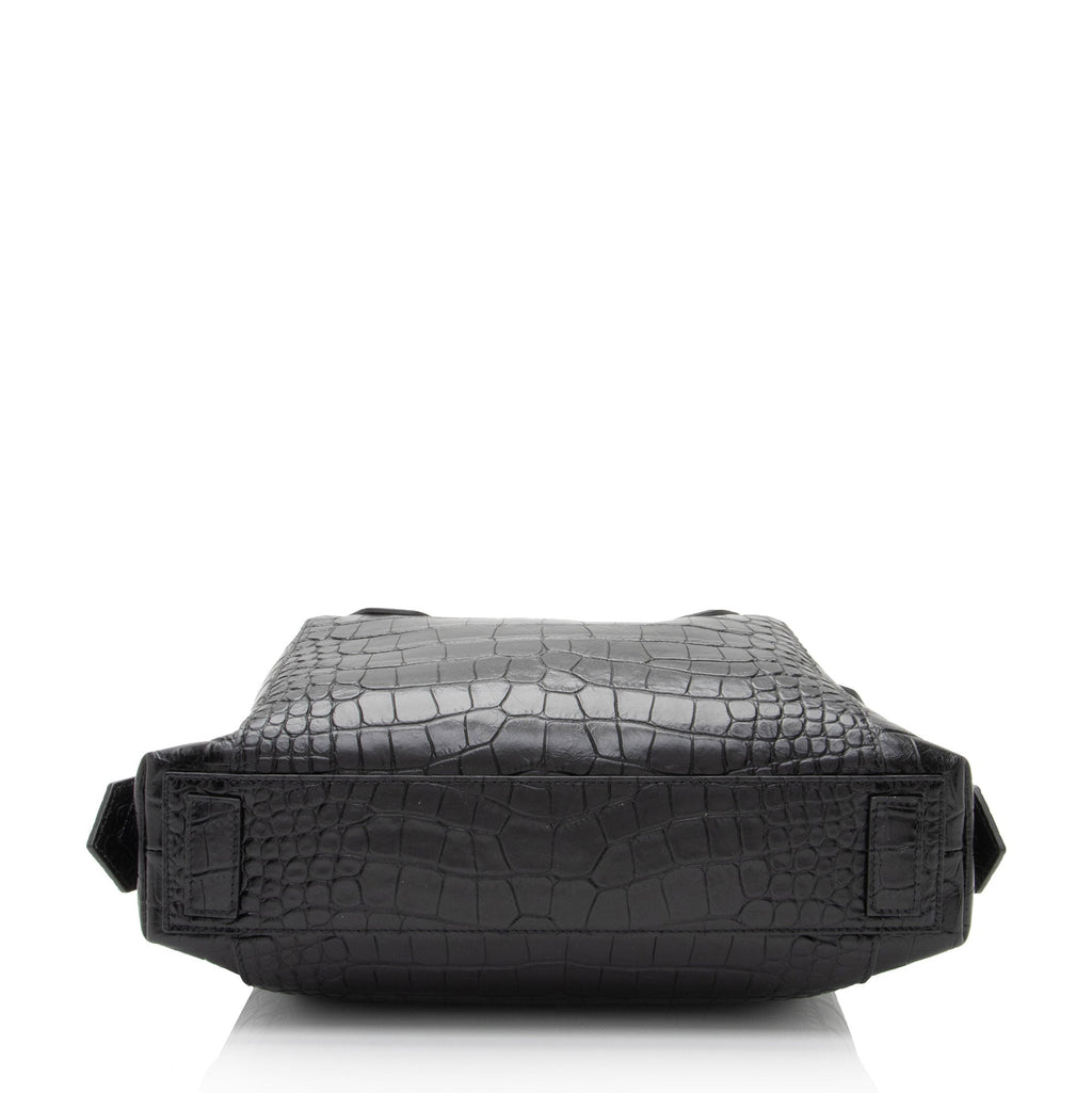 Givenchy Croc Embossed Calfskin Soft Antigona Small Satchel (SHF-u5gp2n)