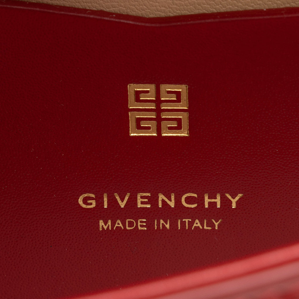 Givenchy Smooth Calfskin 4G Box Small Crossbody Bag (SHF-22445)