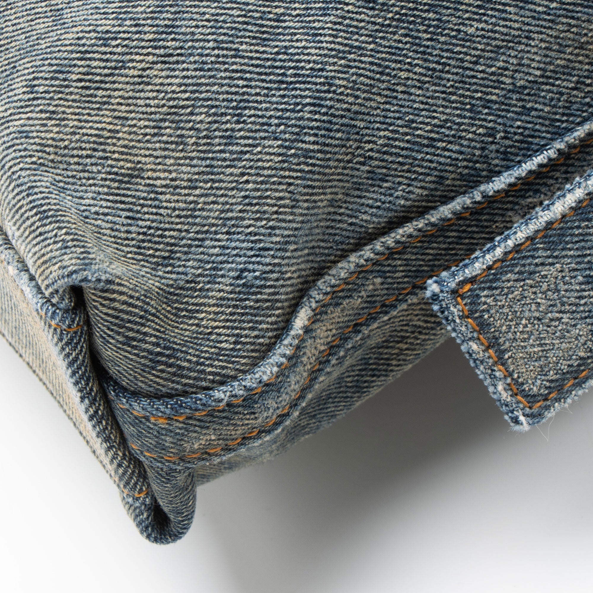 Givenchy Washed Denim Voyou Medium Shoulder Bag