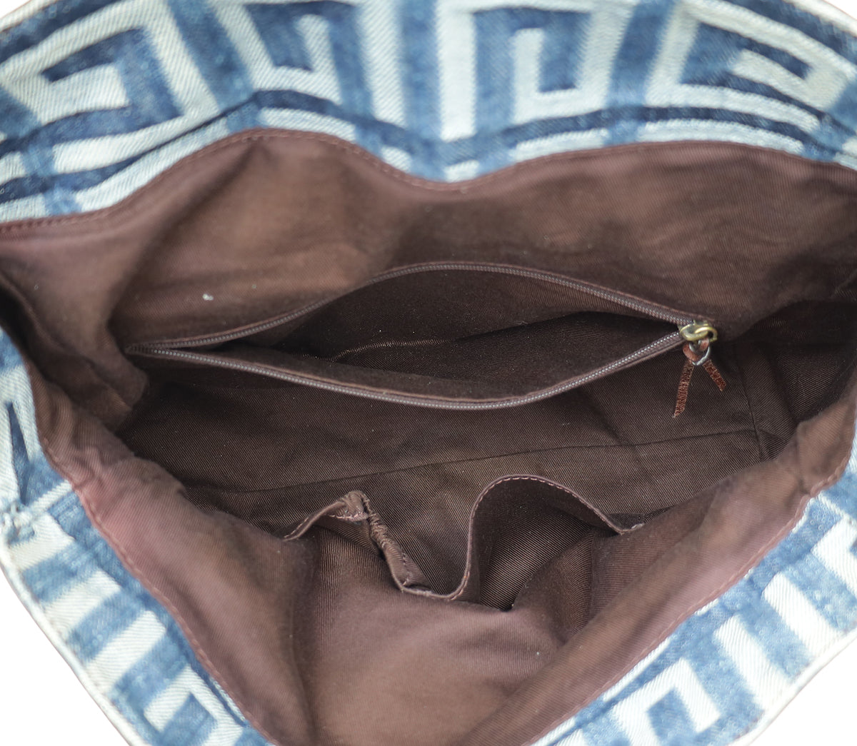Givenchy Bicolor Denim Logo Hobo Bag