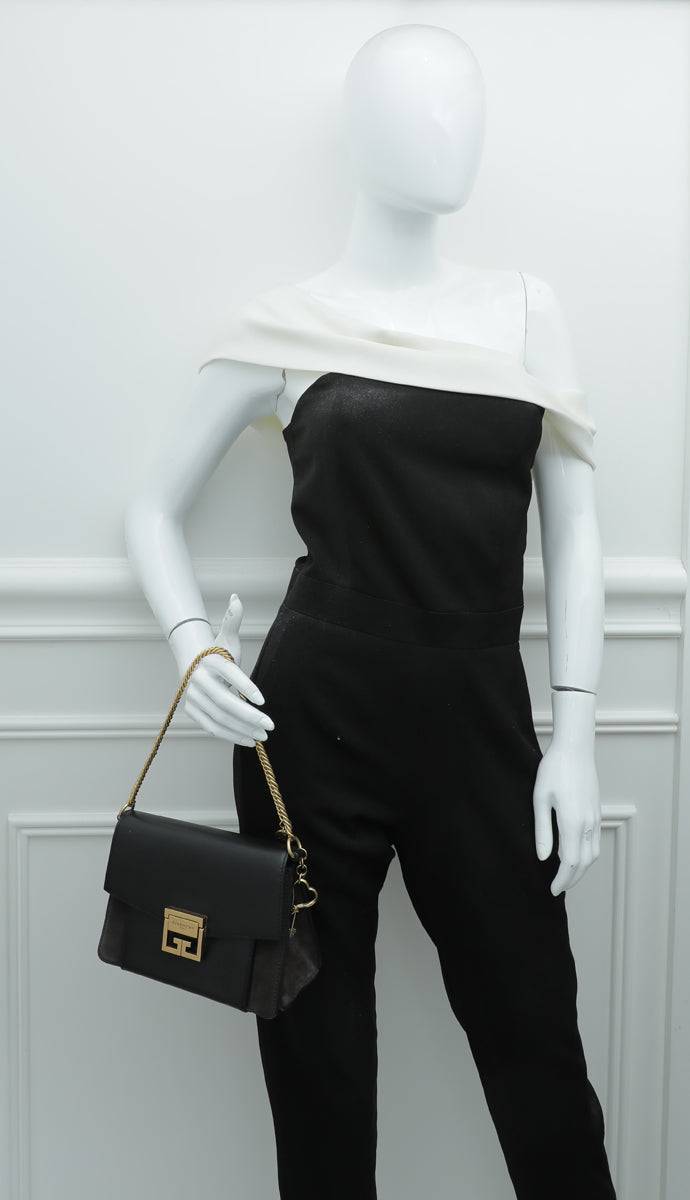 Givenchy Black GV3 Small Flap Chain Bag