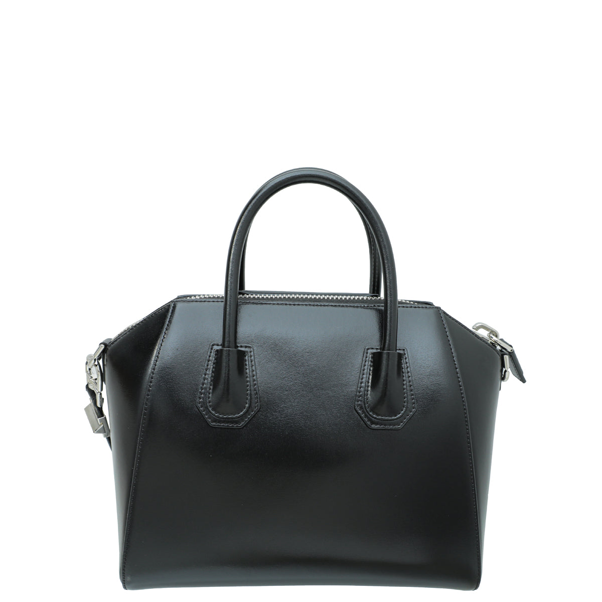 Givenchy Black Polished Antigona Small Tote Bag