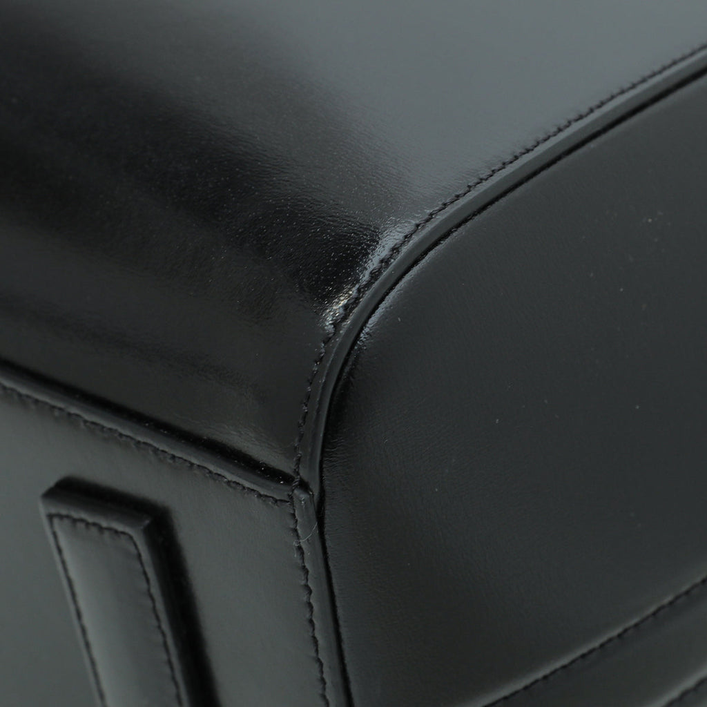 Givenchy Black Polished Antigona Small Tote Bag