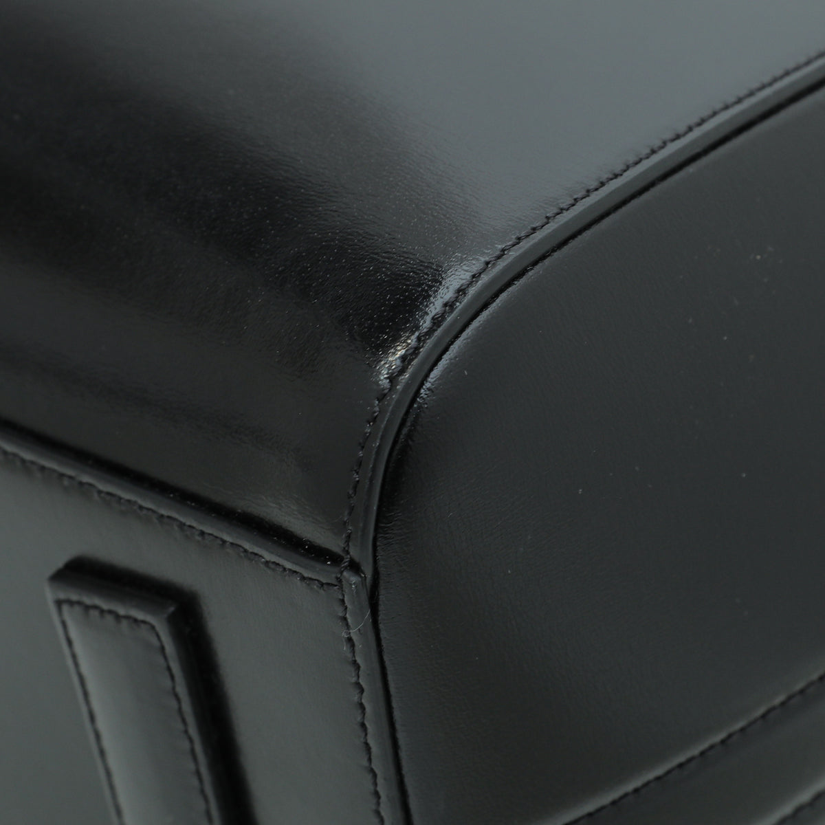 Givenchy Black Polished Antigona Small Tote Bag