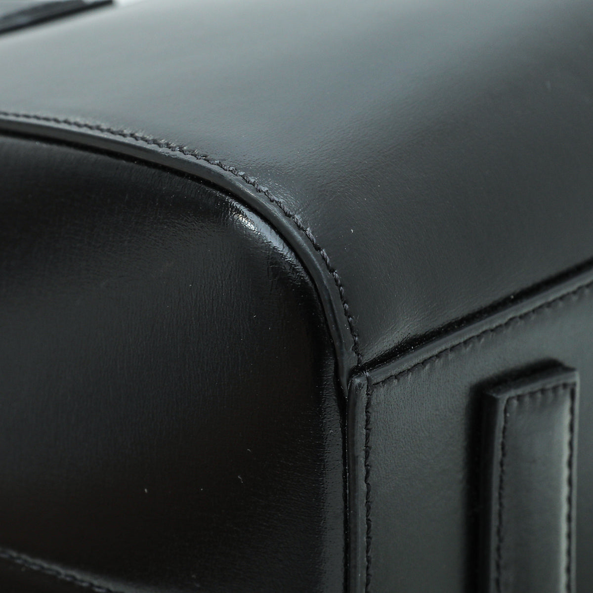 Givenchy Black Polished Antigona Small Tote Bag