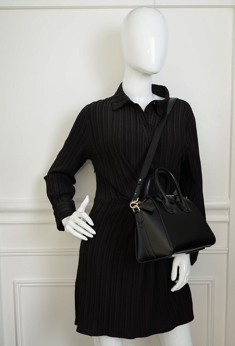 Givenchy Black Mini Antigona Tote Bag