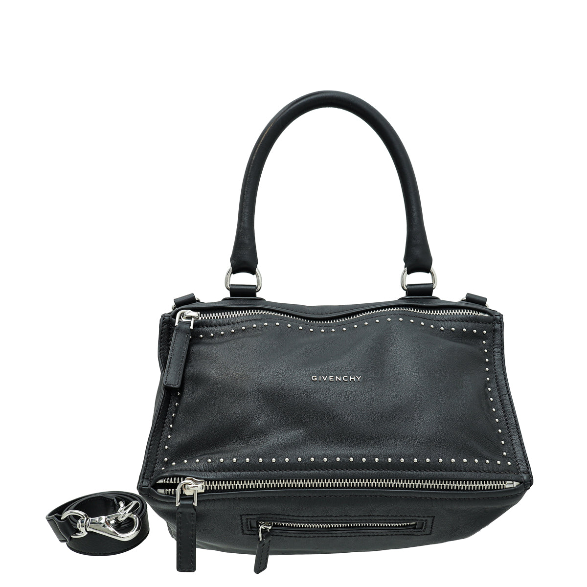 Givenchy Black Pandora Studs Medium Bag