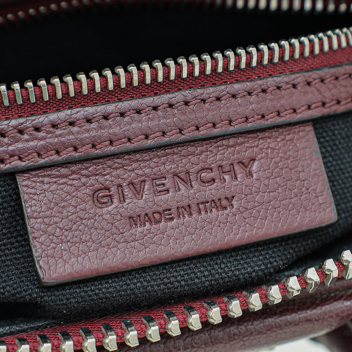Givenchy Burgundy Mini Antigona Bag