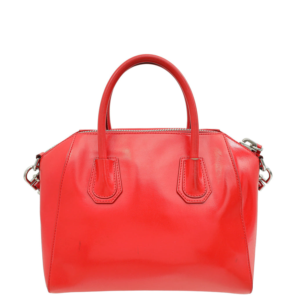 Givenchy Red Antigona Tote Small Bag