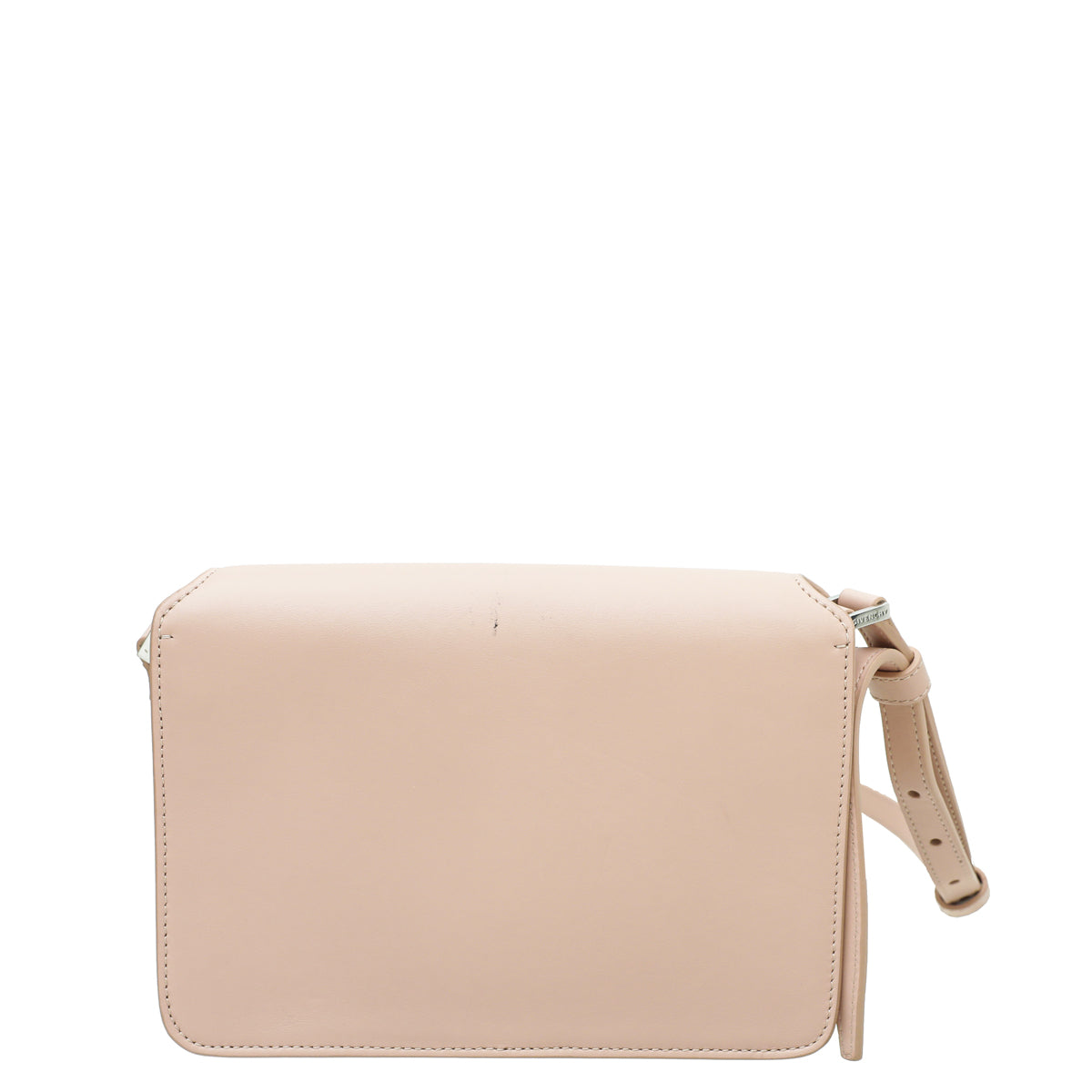 Givenchy Baby Pink Logo Embossed Flap Crossbody Bag