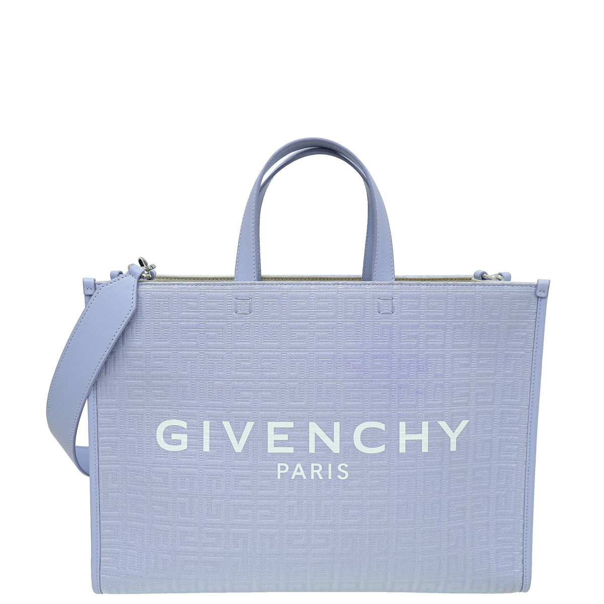 Givenchy Lilac Monogram G Shopping Medium Tote Bag
