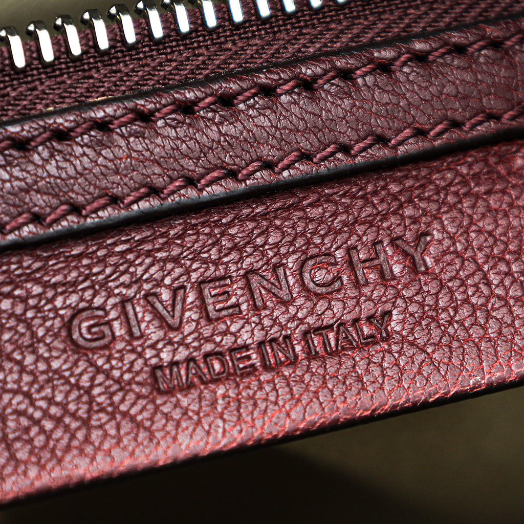 Givenchy Burgundy Antigona Small Tote Bag