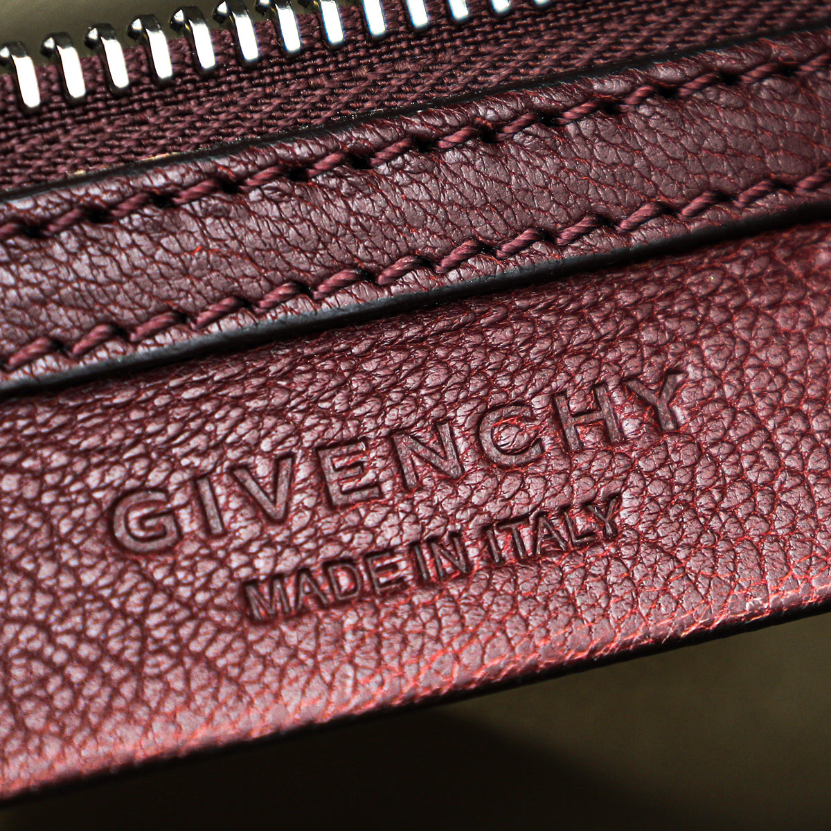 Givenchy Burgundy Antigona Small Tote Bag