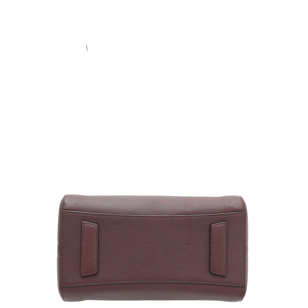 Givenchy Burgundy Antigona Small Tote Bag