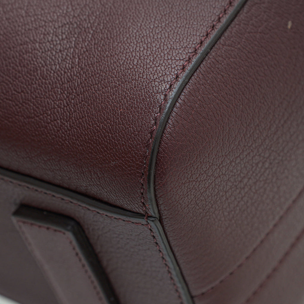 Givenchy Burgundy Antigona Small Tote Bag