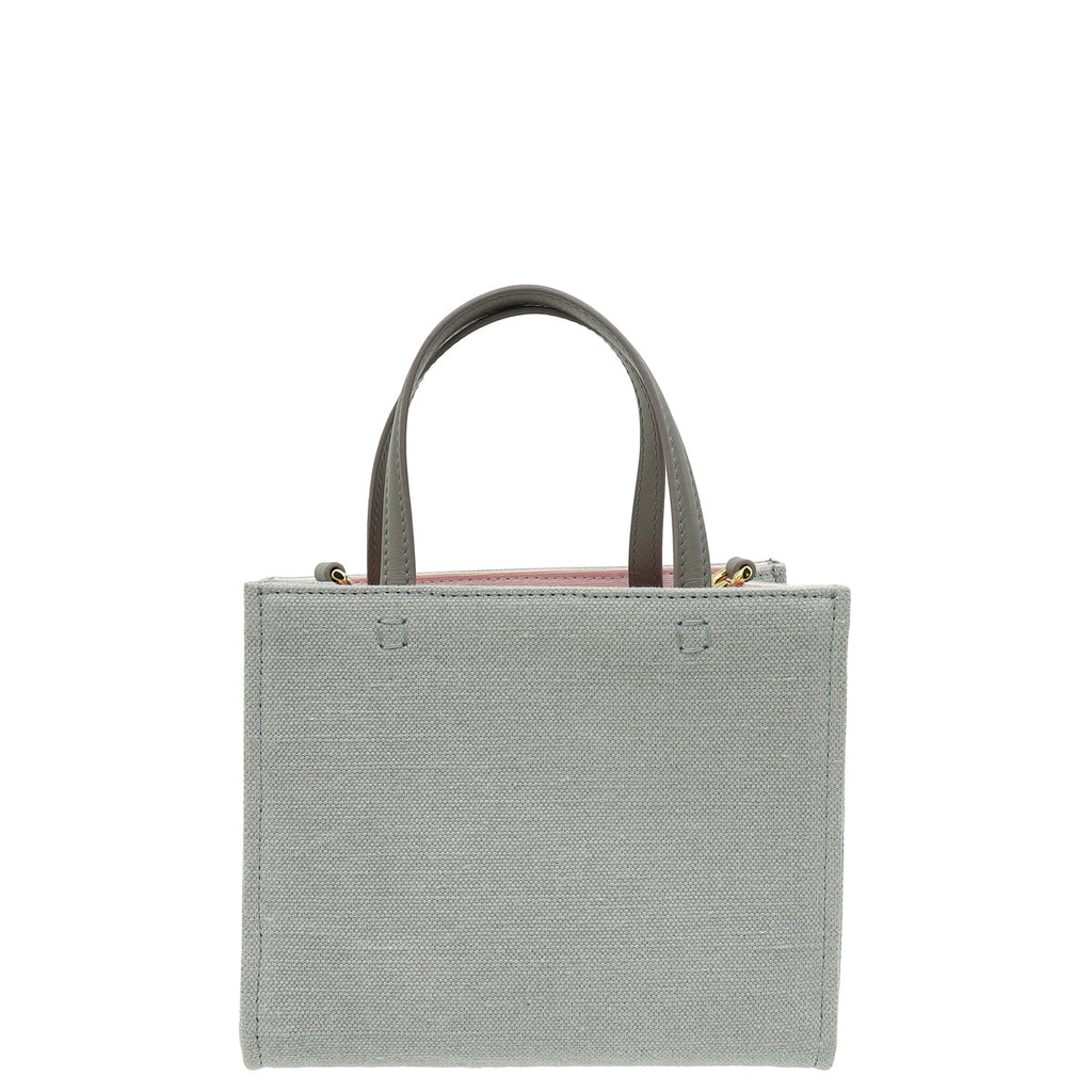 Givenchy Grey Mini G-Tote Shopping Bag