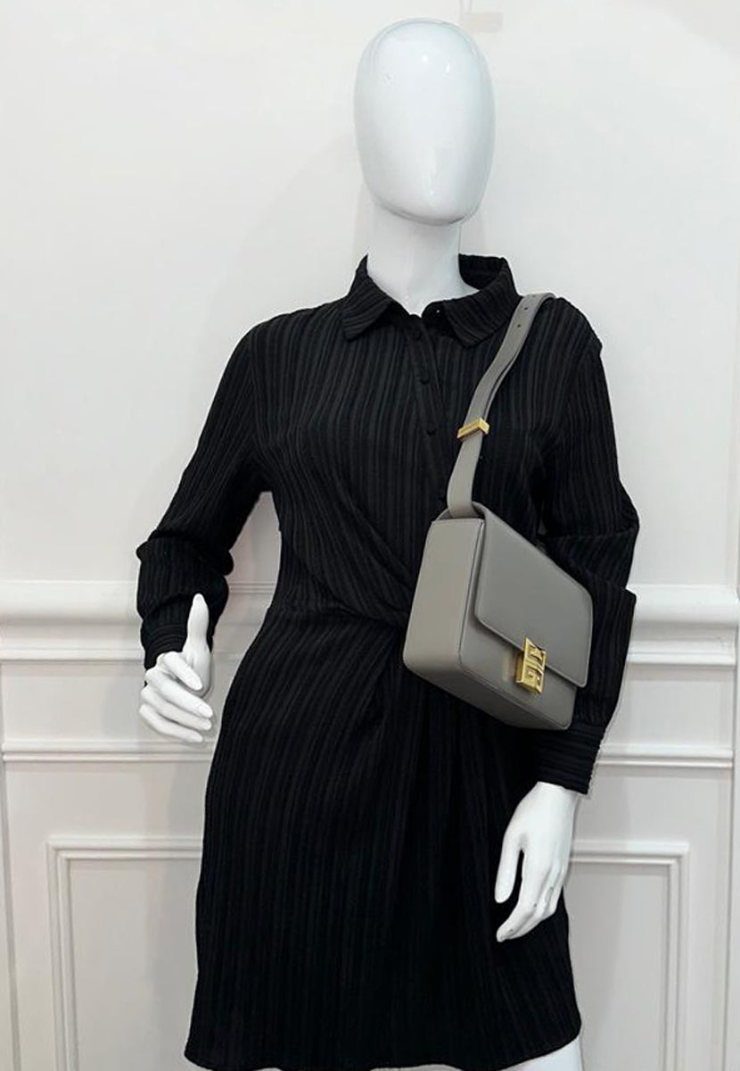 Givenchy Grey 4G Medium Crossbody Bag