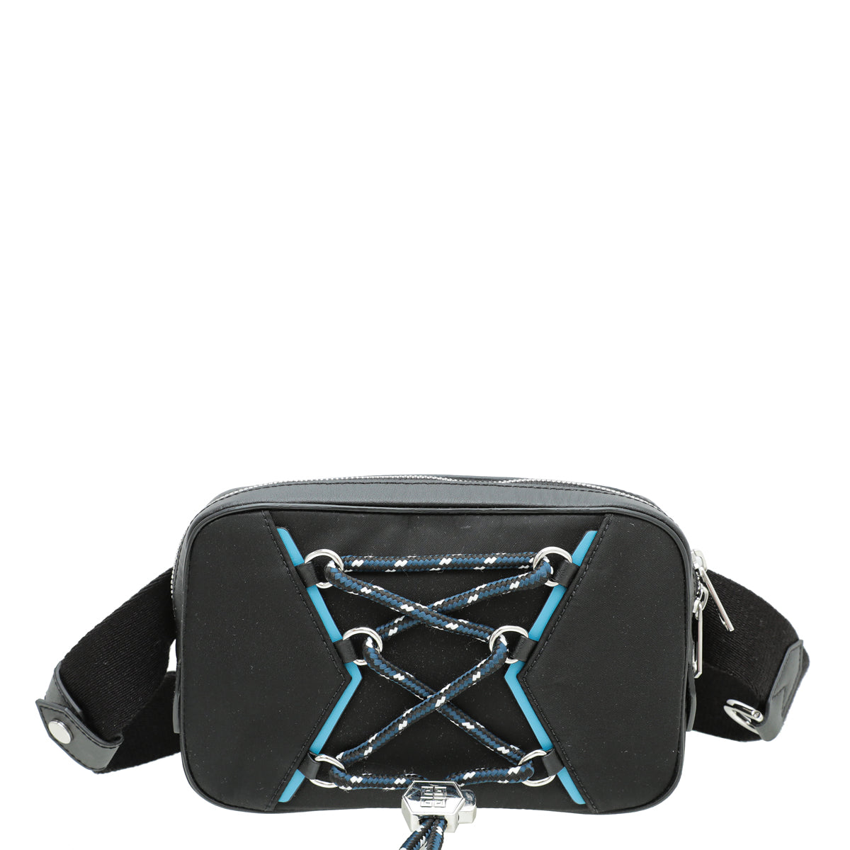 Givenchy Bicolor Nylon Drawstring Mens Bum Bag