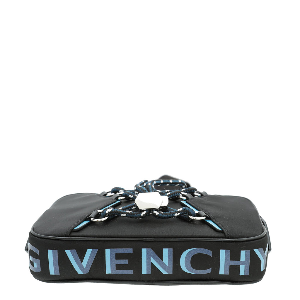 Givenchy Bicolor Nylon Drawstring Mens Bum Bag