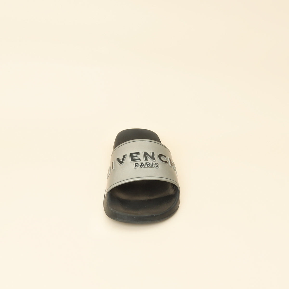 Givenchy Bicolor Logo Rubber Slides 36