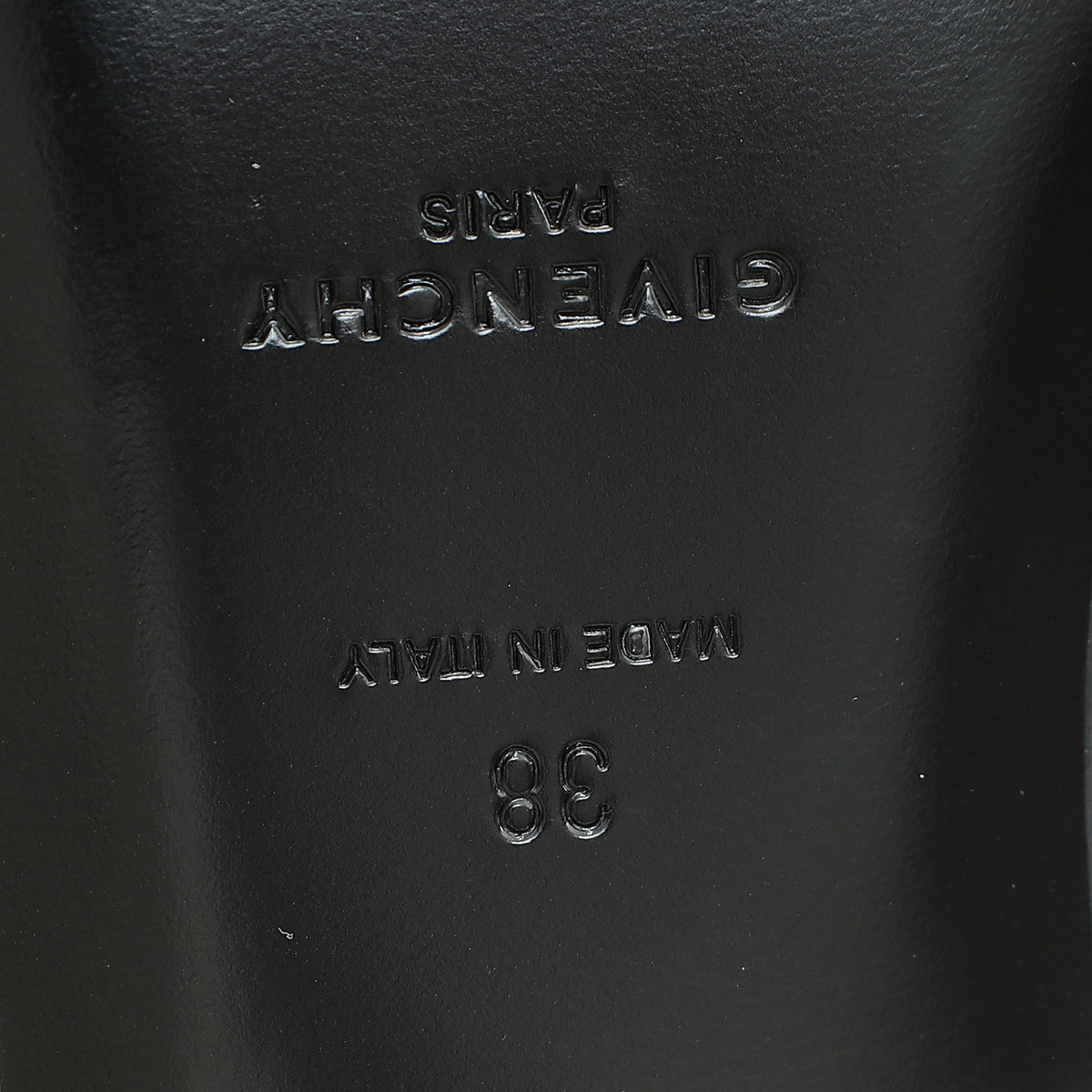 Givenchy Black 4G Flat Slide Sandal 38