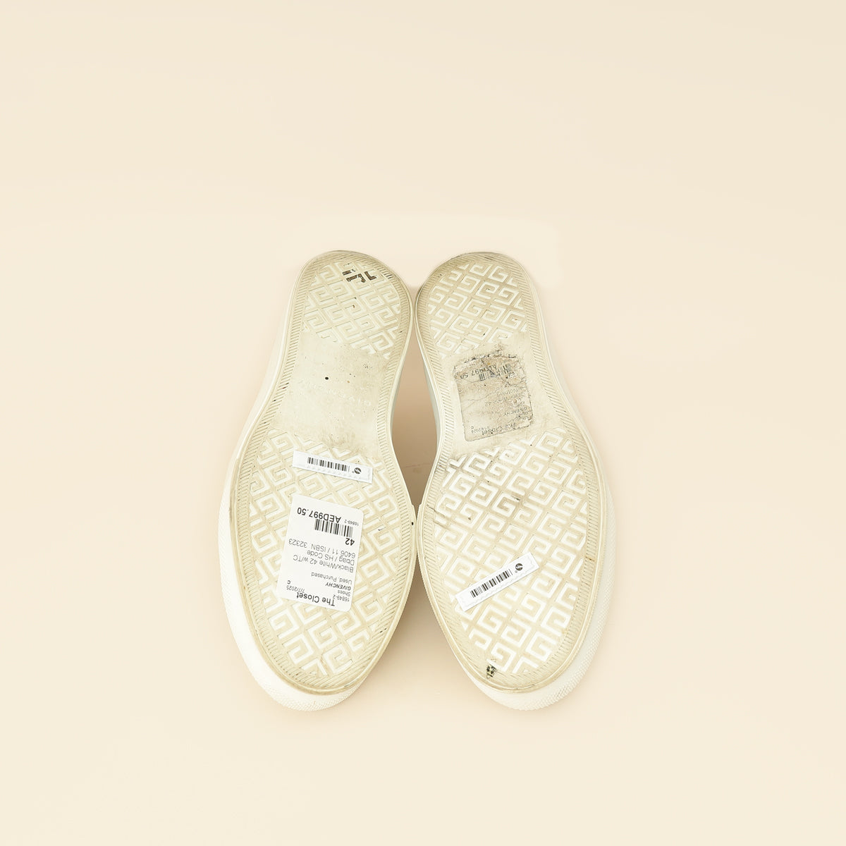 Givenchy Bicolor City 4G Jacquard Sneakers 42