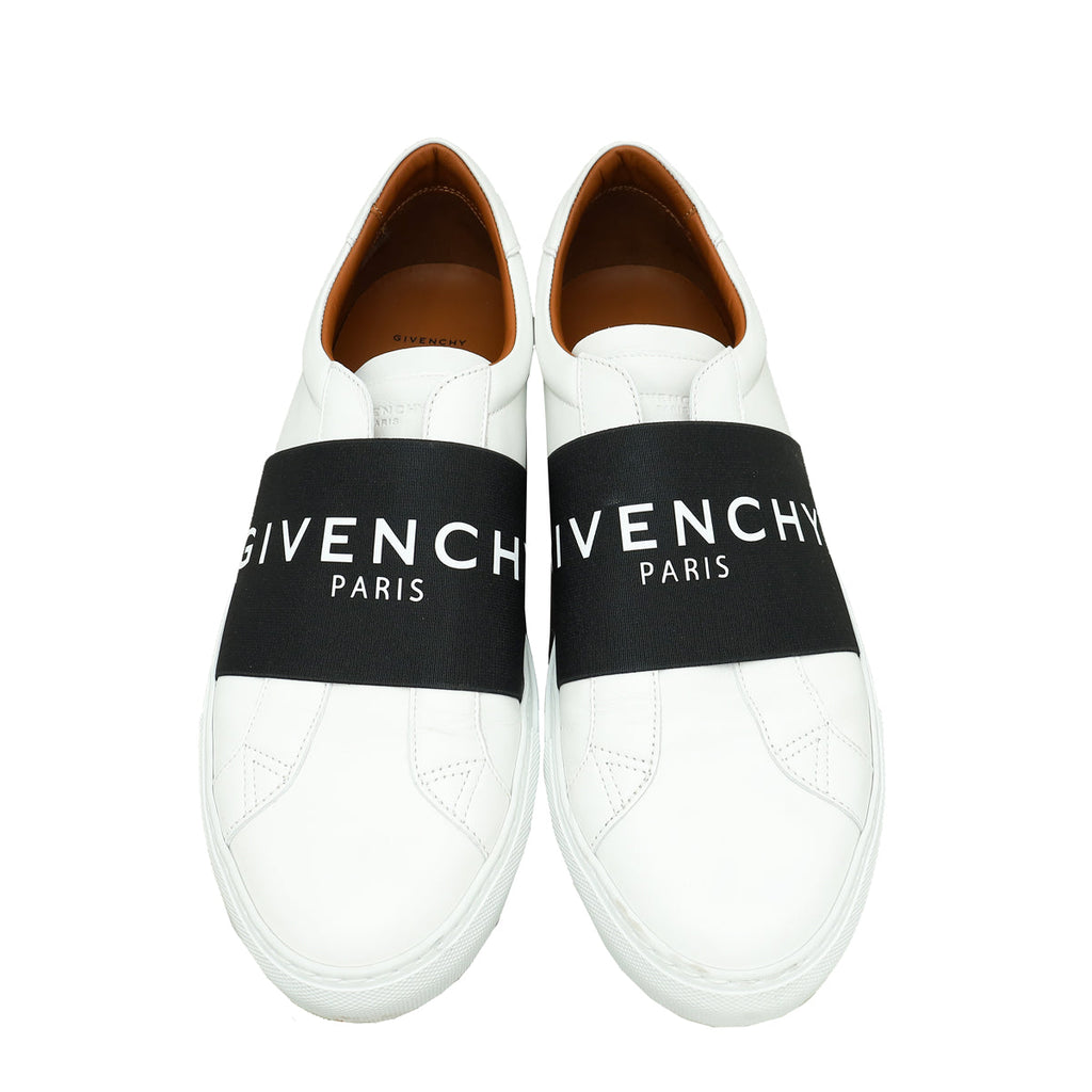 Givenchy Bicolor Urban Street Logo Slip-on Sneakers 43