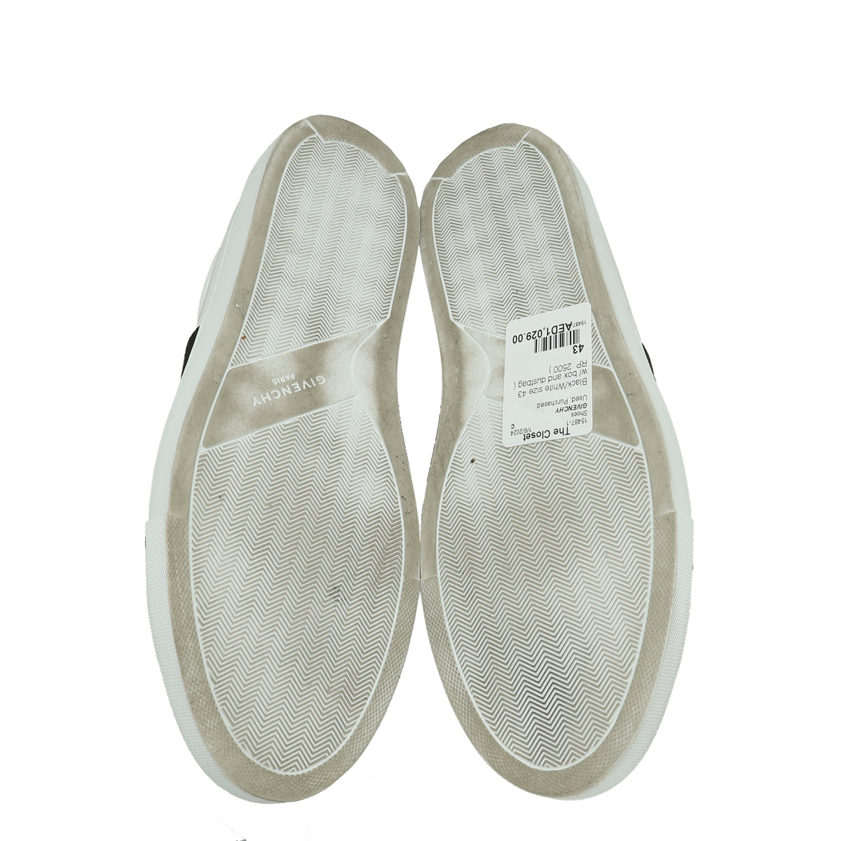 Givenchy Bicolor Urban Street Logo Slip-on Sneakers 43