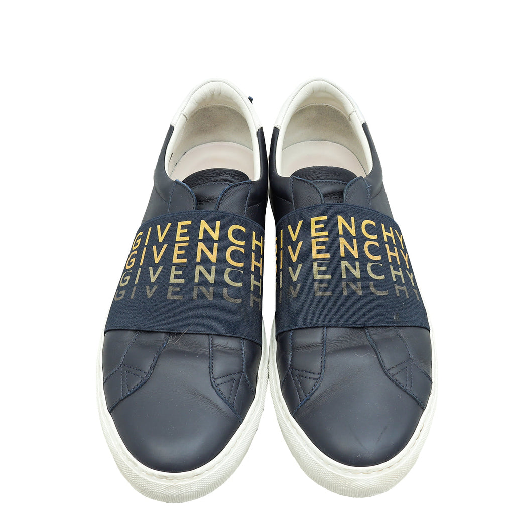 Givenchy Navy Logo Slip On Sneakers 44