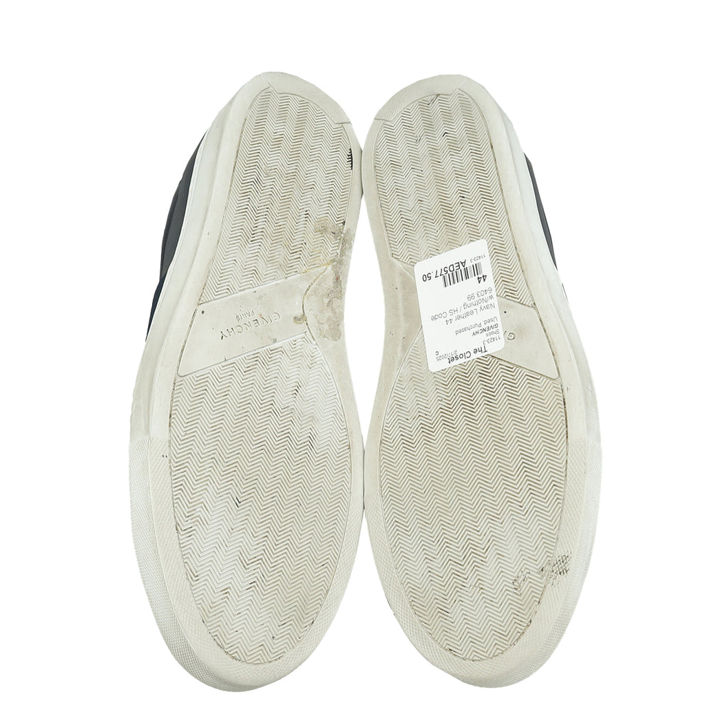 Givenchy Navy Logo Slip On Sneakers 44