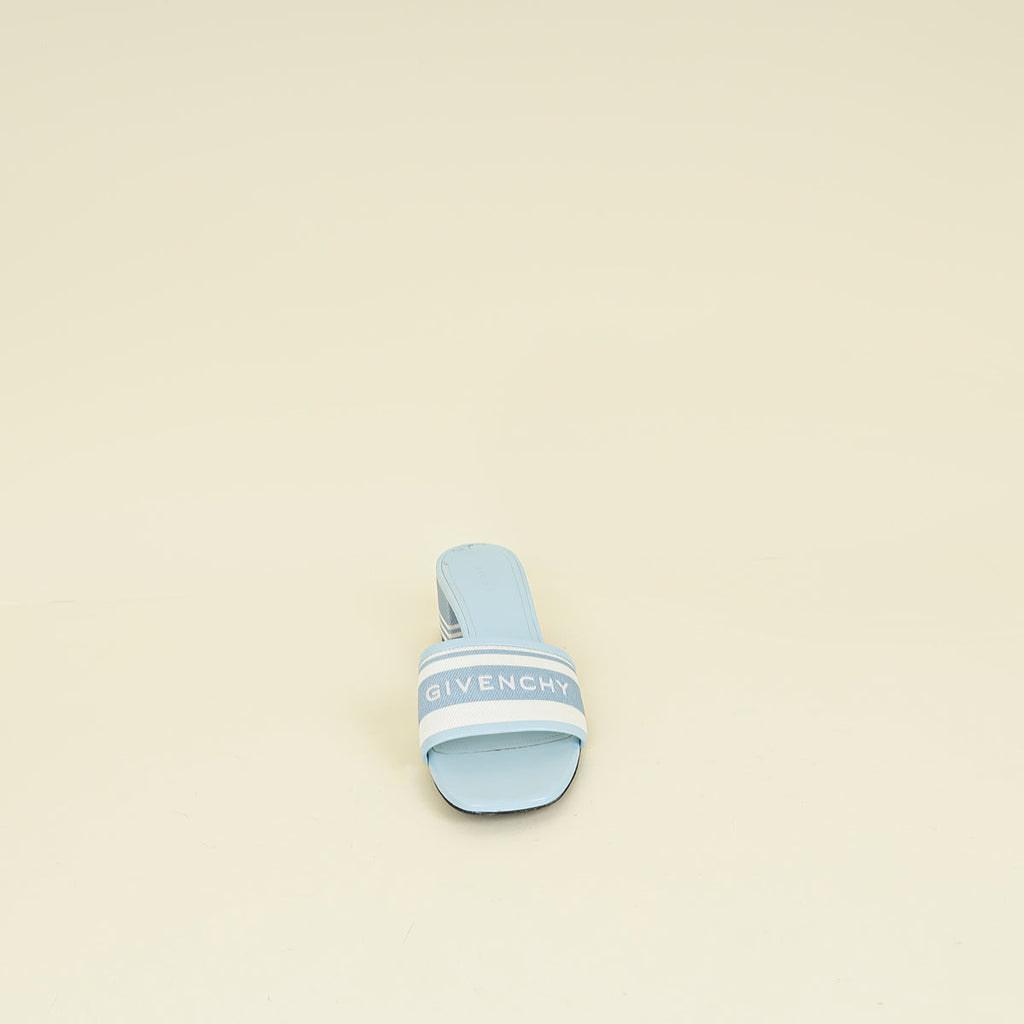 Givenchy Light Blue 4G Slide Mules Sandals 38