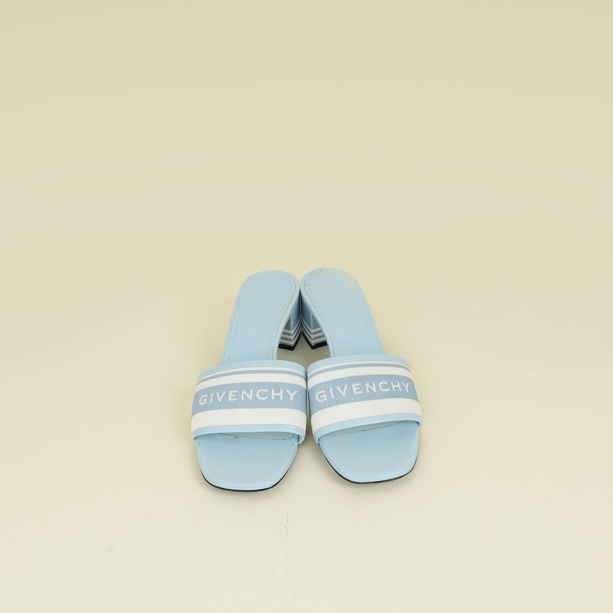 Givenchy Light Blue 4G Slide Mules Sandals 38