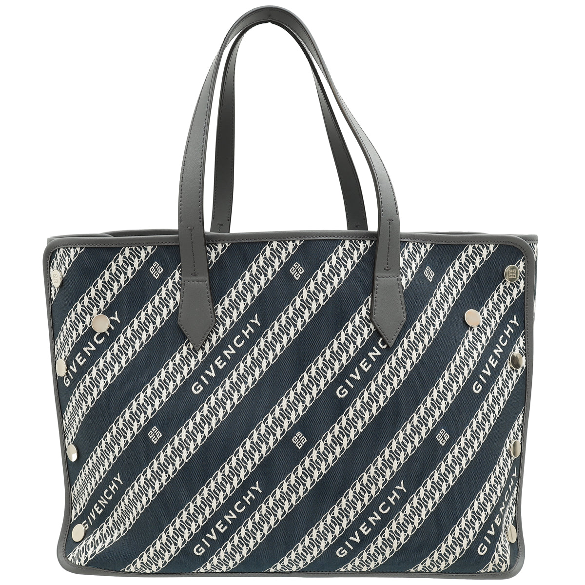Givenchy Bicolor Jacquard Medium Bond Printed Tote Bag