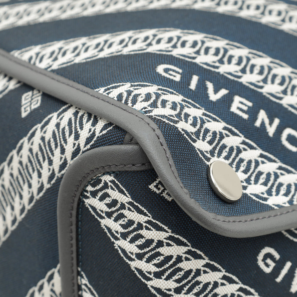 Givenchy Bicolor Jacquard Medium Bond Printed Tote Bag