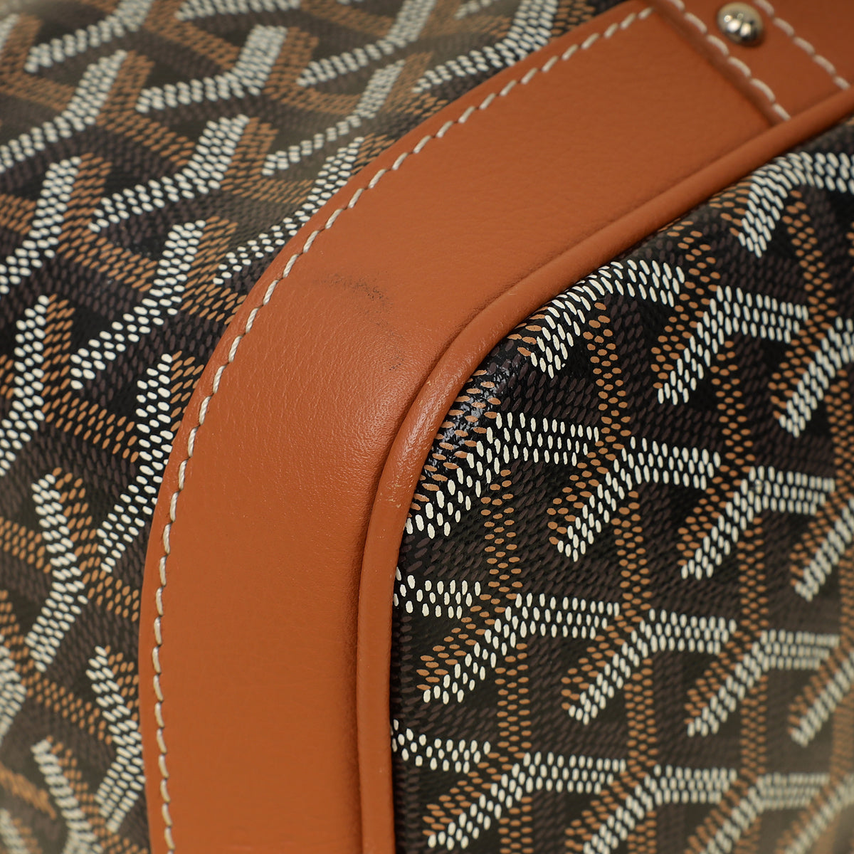 Goyard Bicolor Goyardine Petit Flot Bucket Bag