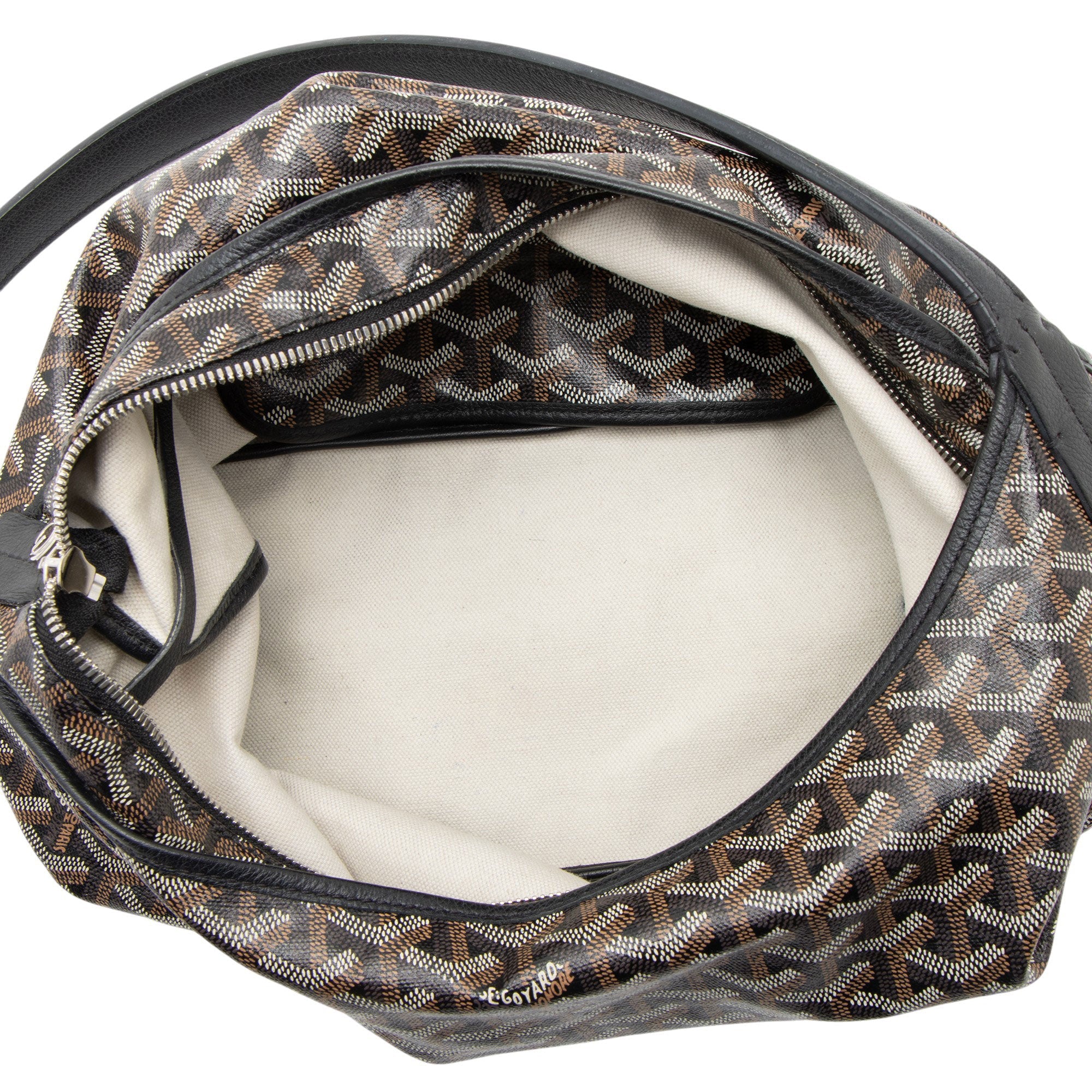 Goyard Goyardine Canvas Boheme Hobo