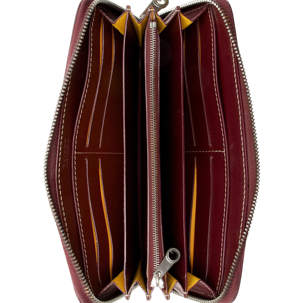 Goyard Goyardine Canvas Matignon GM Zip Wallet