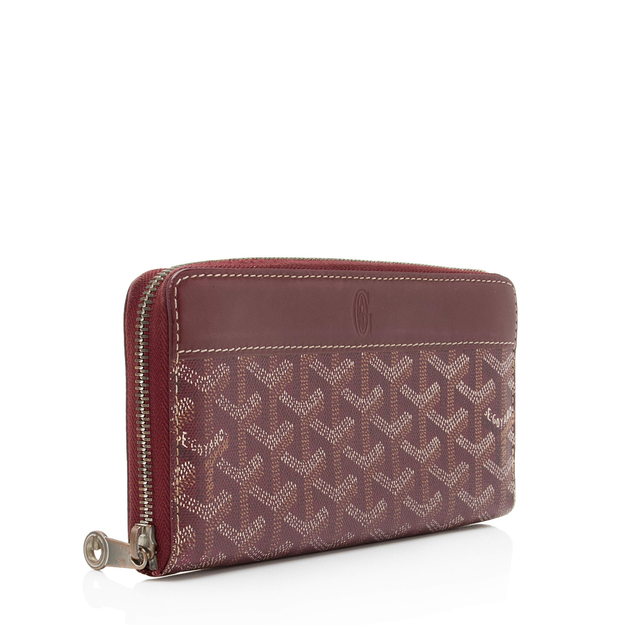 Goyard Goyardine Canvas Matignon GM Zip Wallet