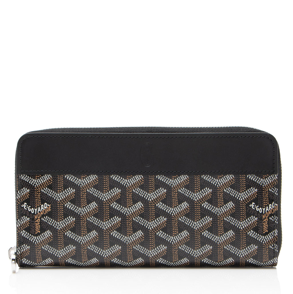 Goyard Goyardine Canvas Matignon GM Zip Wallet