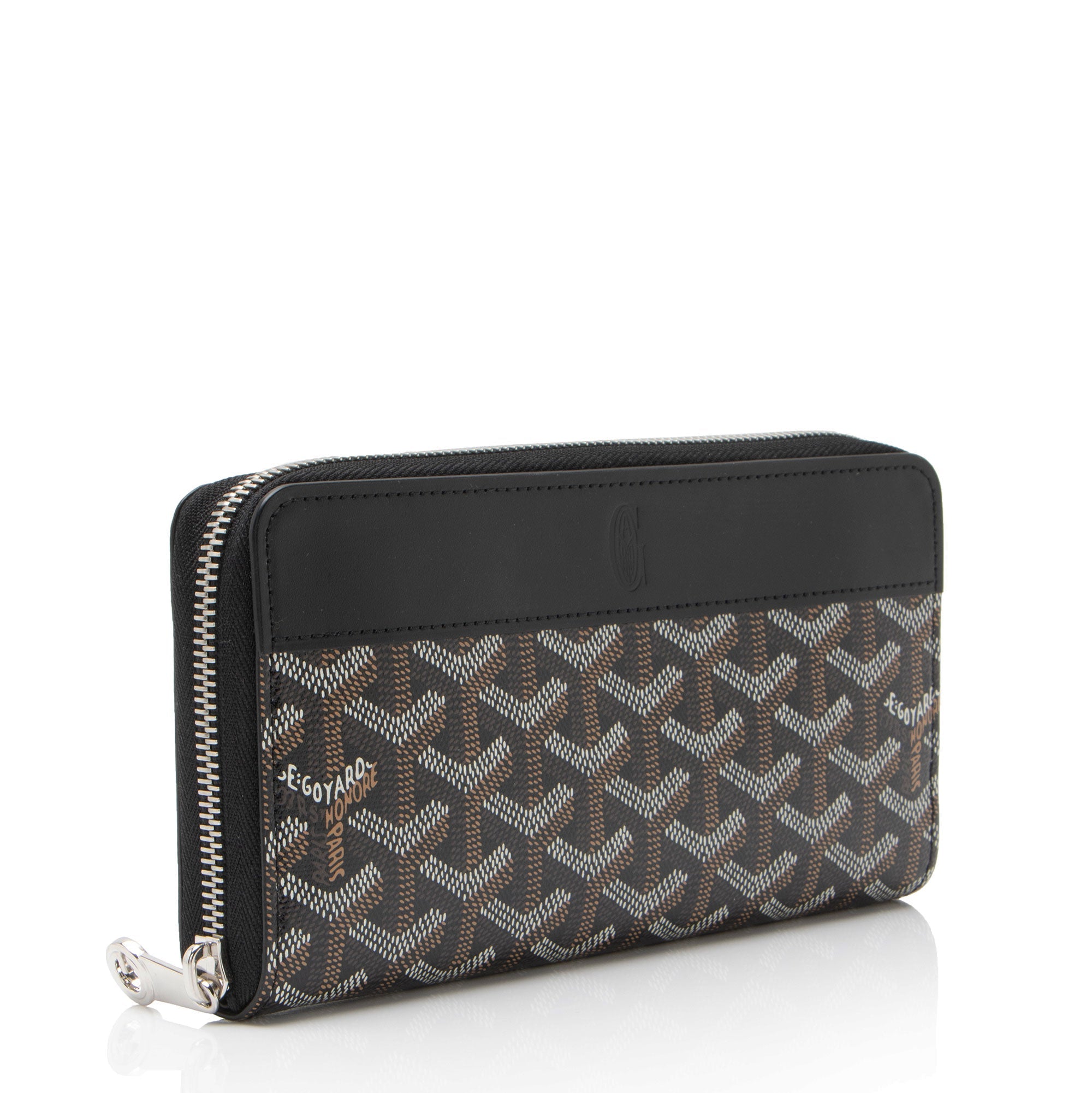 Goyard Goyardine Canvas Matignon GM Zip Wallet