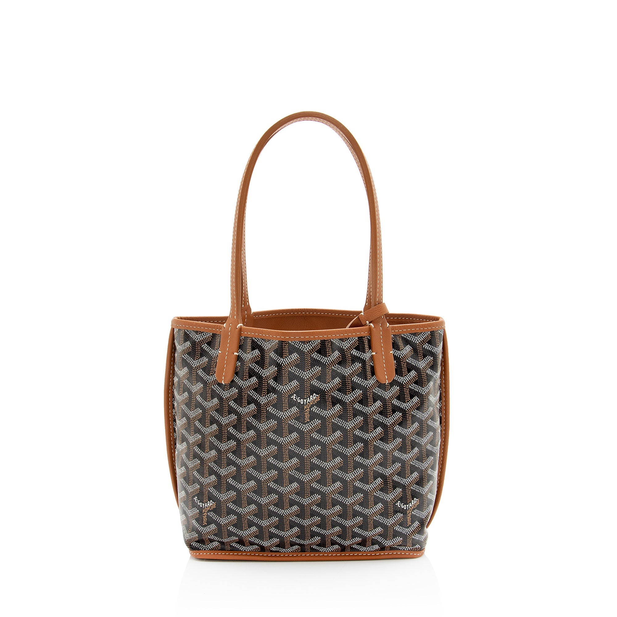Goyard Goyardine Canvas Reversible Anjou Mini Tote