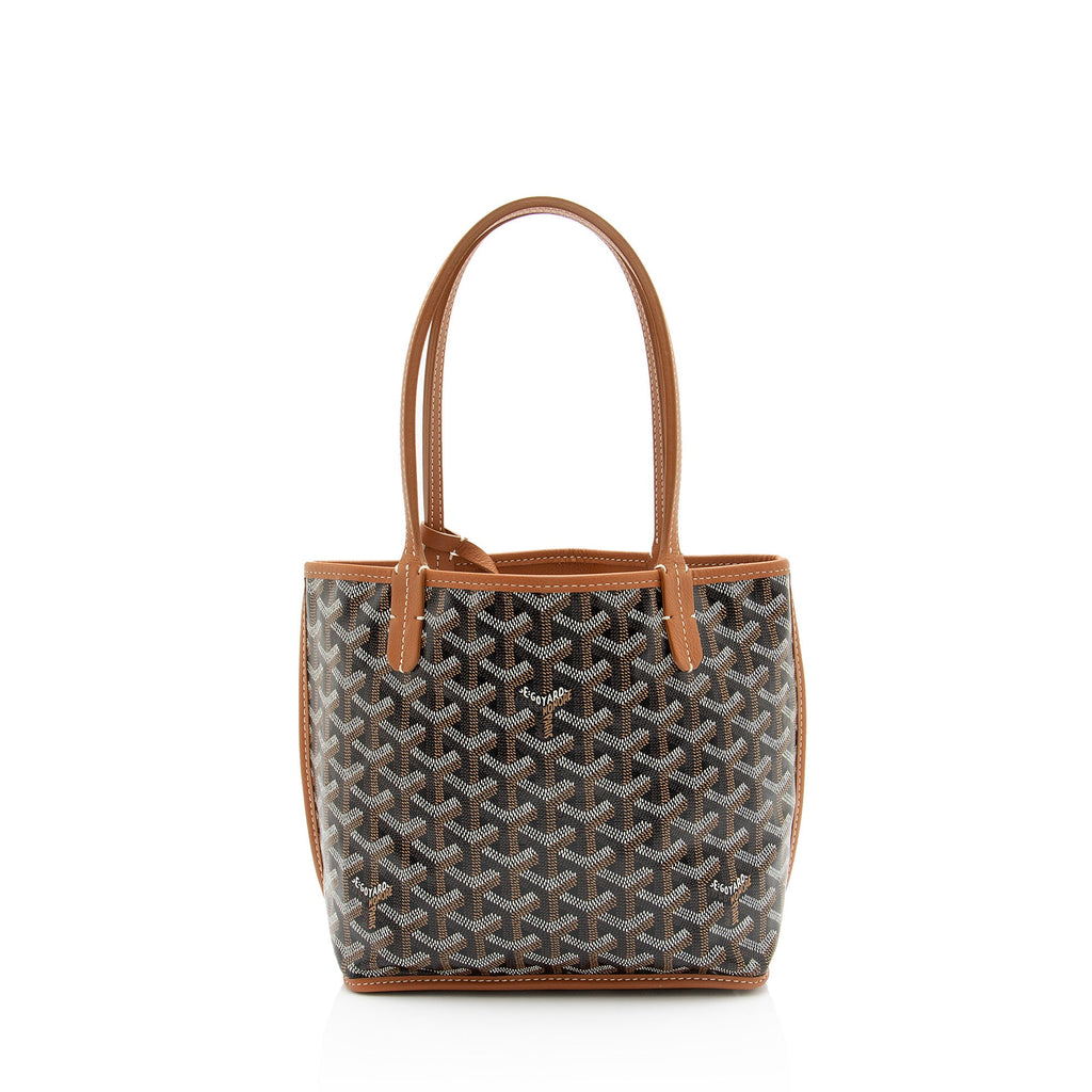Goyard Goyardine Canvas Reversible Anjou Mini Tote