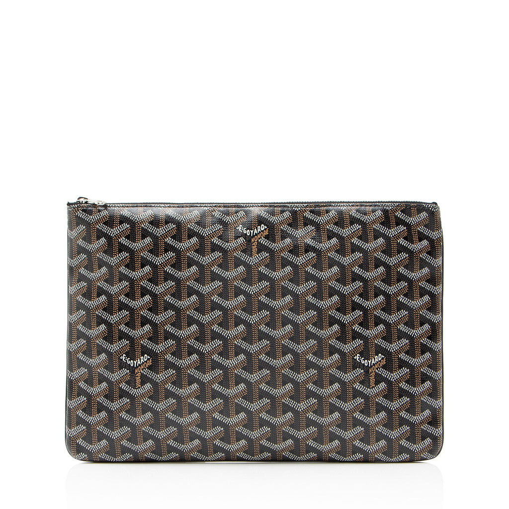 Goyard Goyardine Canvas Senat MM Pouch