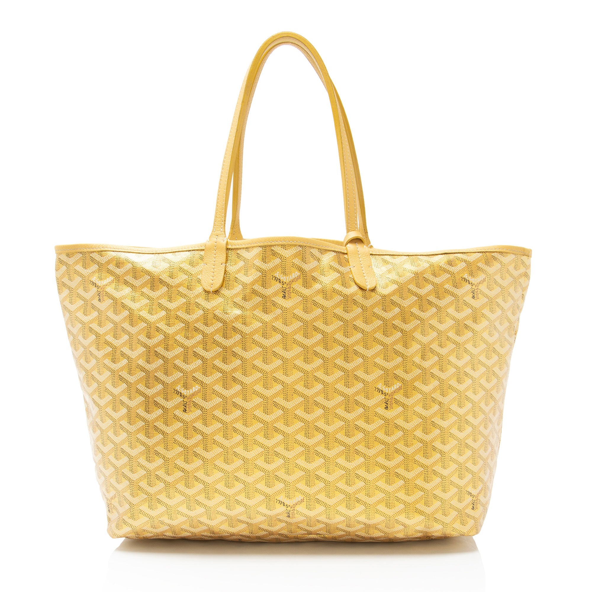 Goyard Limited Edition Precious Metals Goyardine Canvas St. Louis PM Tote