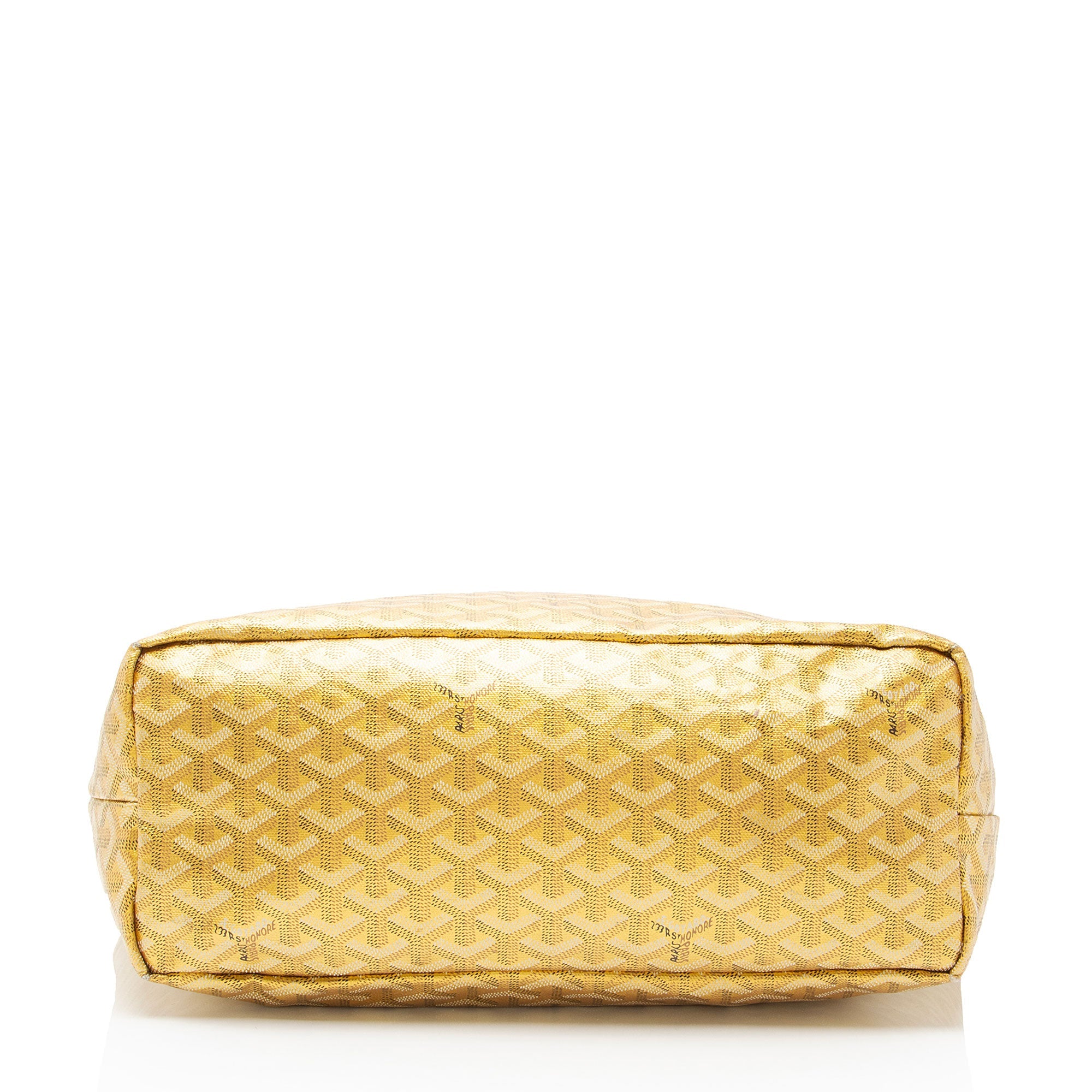 Goyard Limited Edition Precious Metals Goyardine Canvas St. Louis PM Tote
