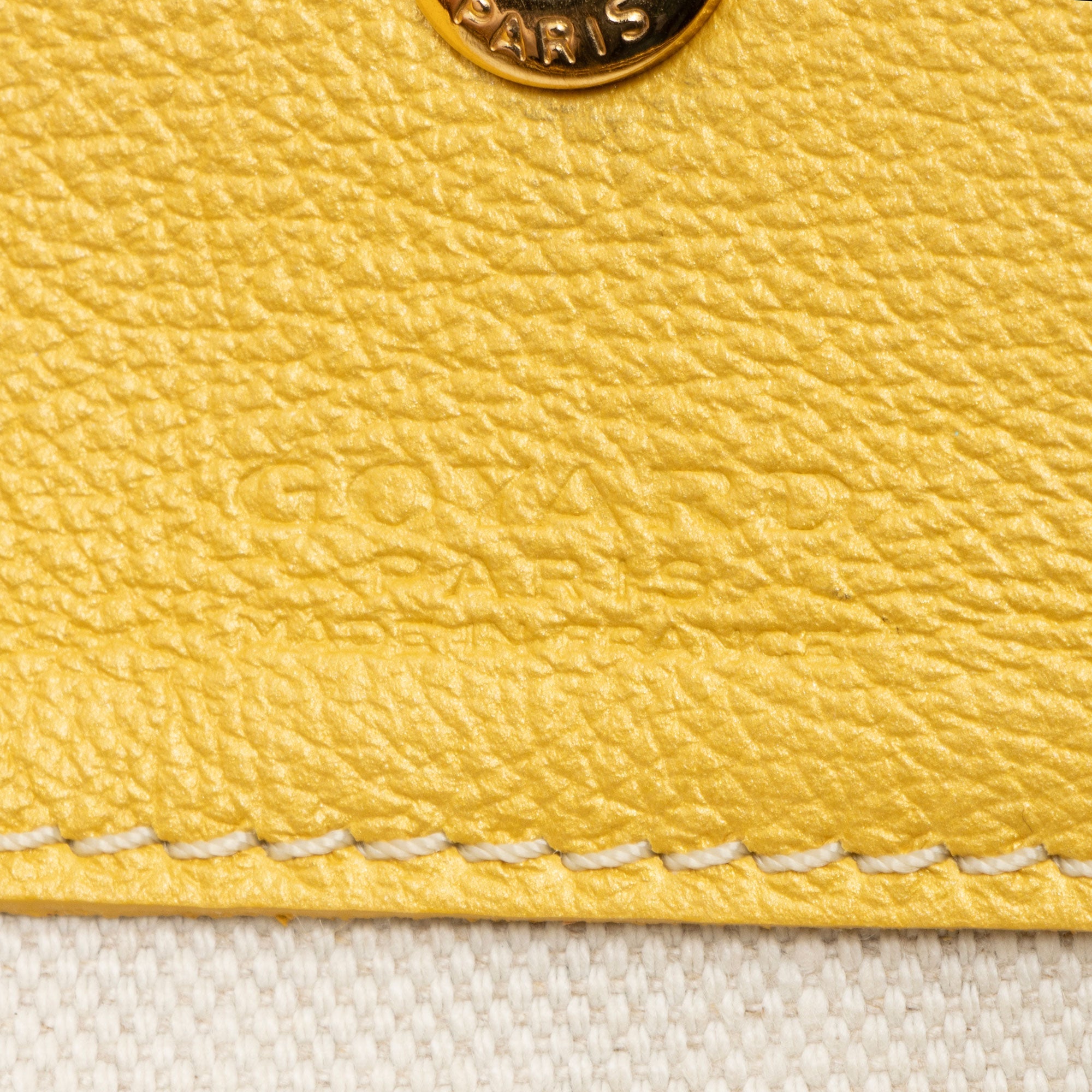 Goyard Limited Edition Precious Metals Goyardine Canvas St. Louis PM Tote