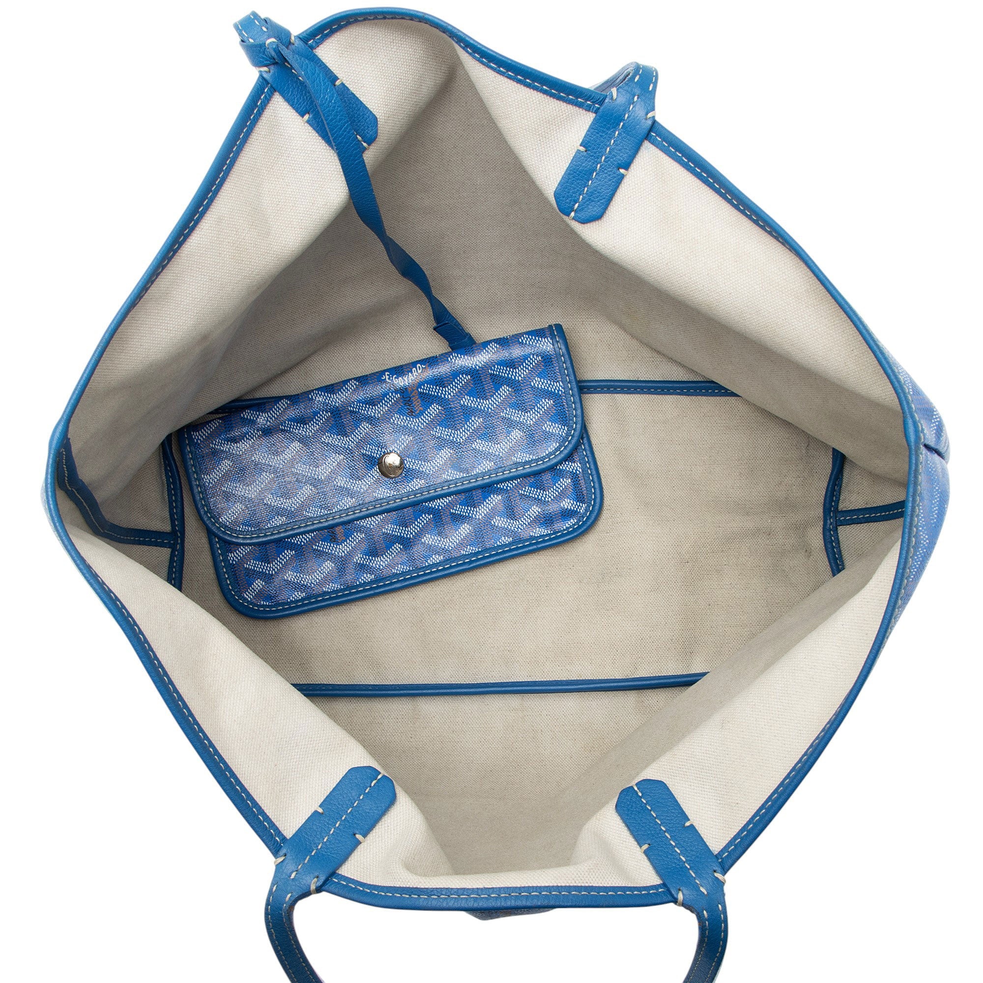 Goyard Goyardine Canvas St. Louis PM Tote