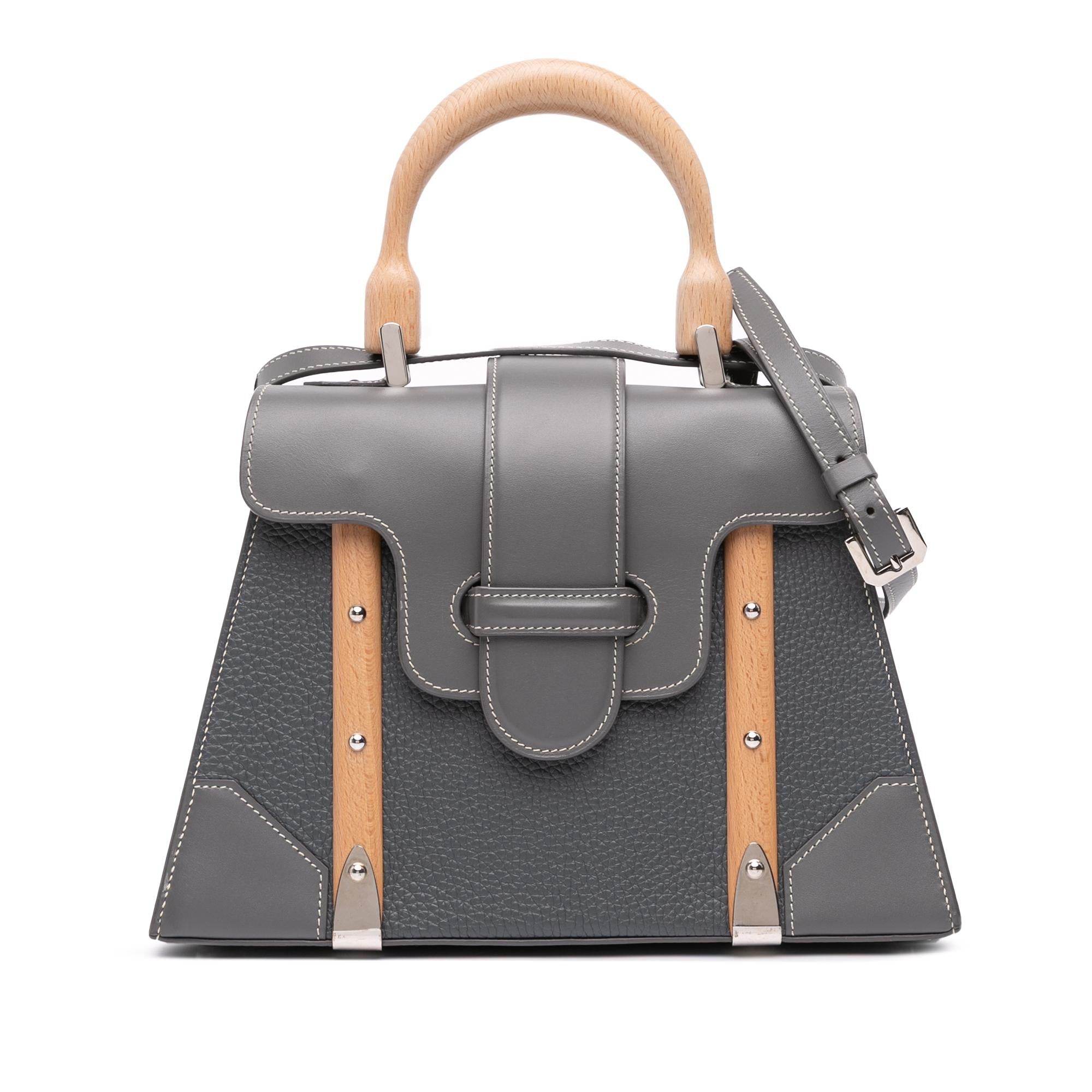 Goyard Leather Saigon Structured MM