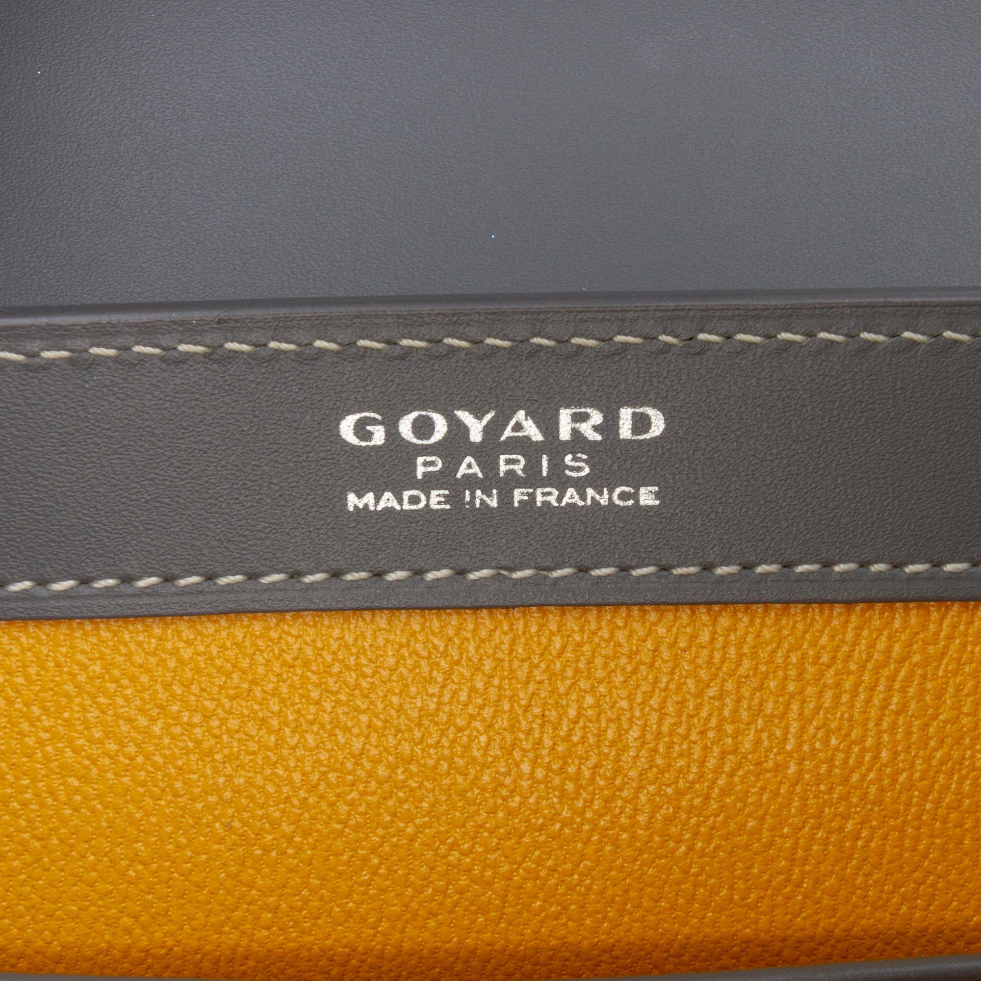 Goyard Leather Saigon Structured MM