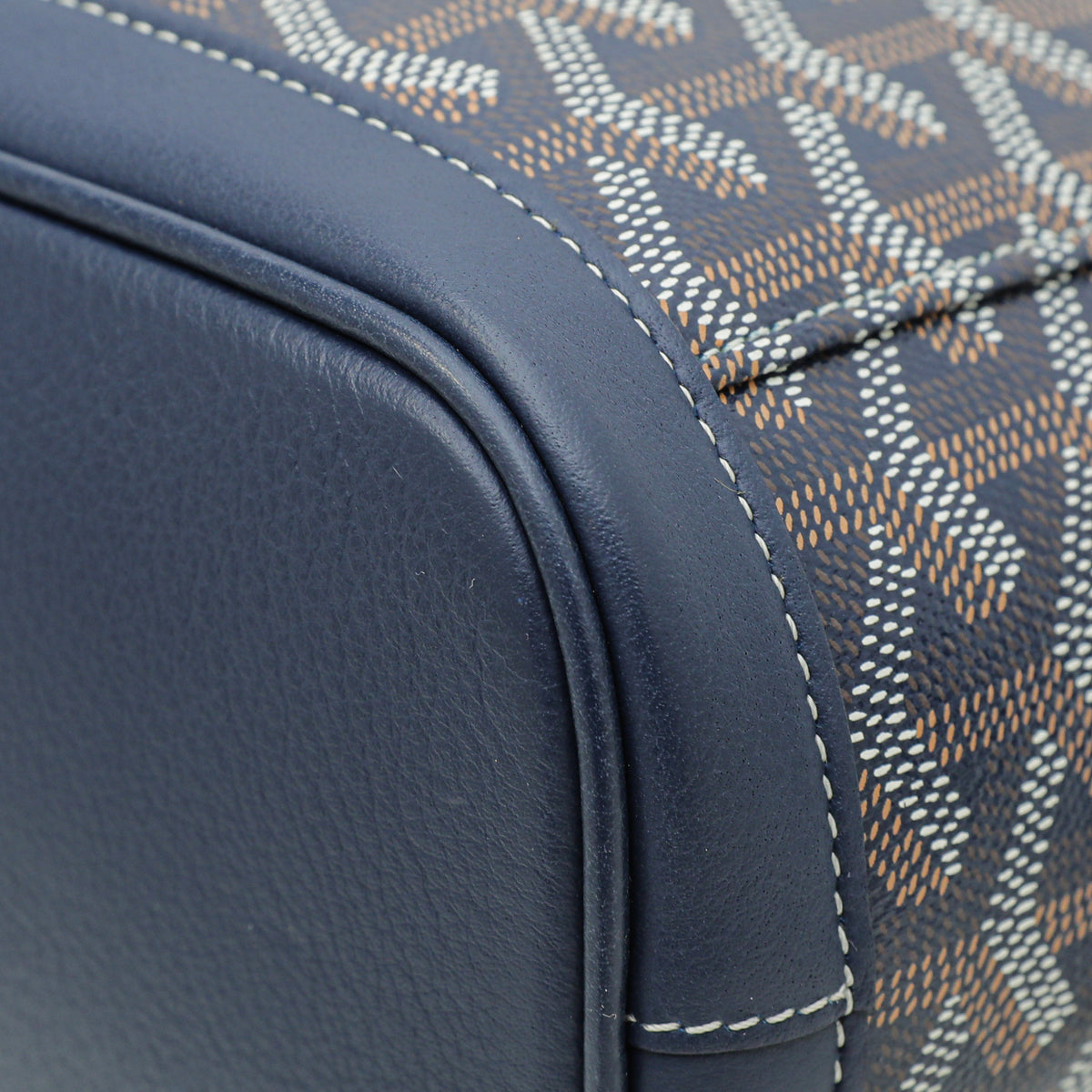 Goyard Blue Goyardine Sac Alpin Mini Backpack Bag